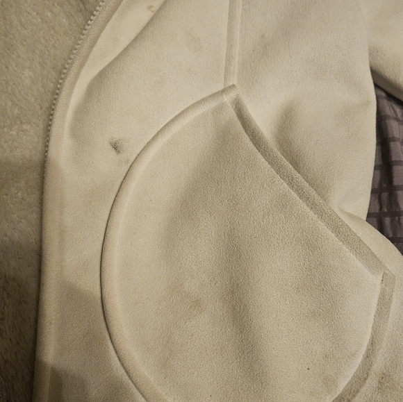 MUDD White suede jacket with fur lining - Picture 6 of 12
